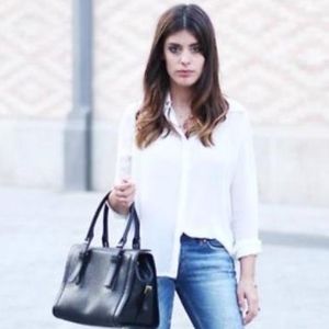 Frame shirt white button down top